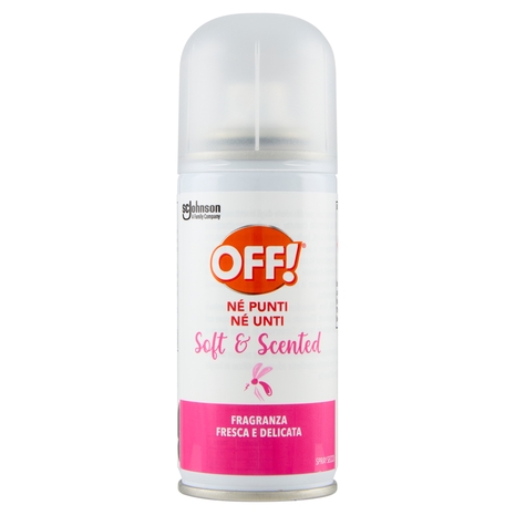 OFF! Soft&Scented spray secco, insetto repellente, contro le zanzare, 100ml